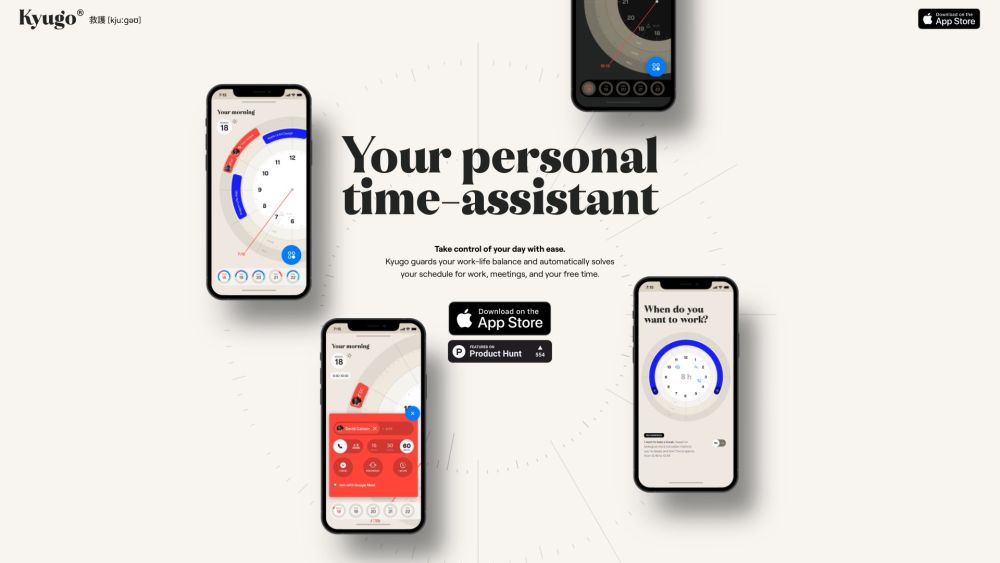 Kyugo: Personal Time Assistant Balancing Work and Leisure : Automatic Schedule Solver