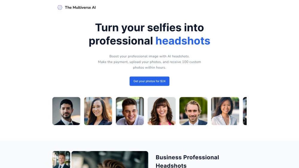 Multiverse AI Headshots: Studio-Quality Professional Online Photos