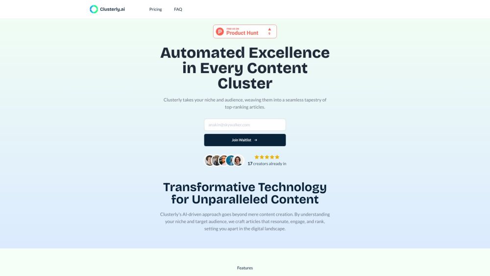 Clusterly.ai: Next-Gen Content, Keyword Research, Automation, Interlinking