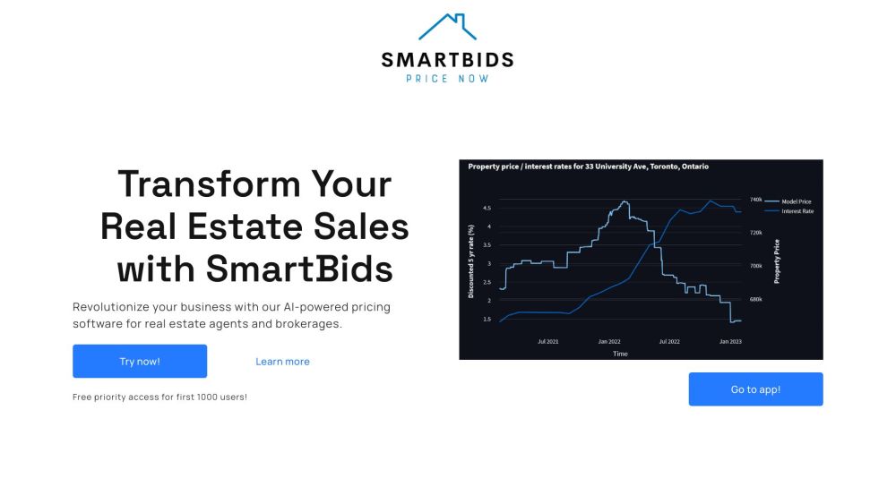 SmartBids.ai : AI-Powered Real Estate Pricing & Analytics Software