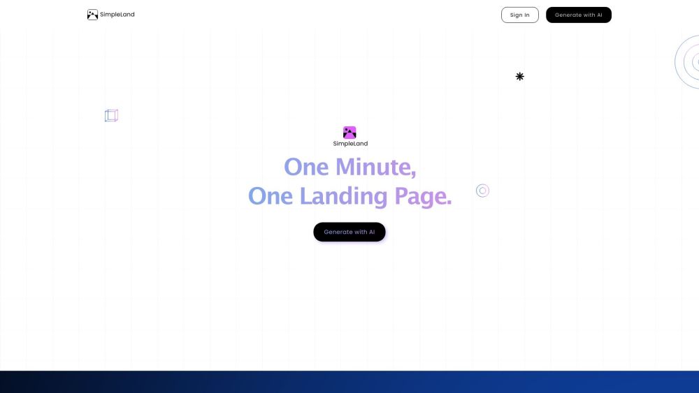 SimpleLand: AI Landing Pages for Instant Lead Collection & Engagement