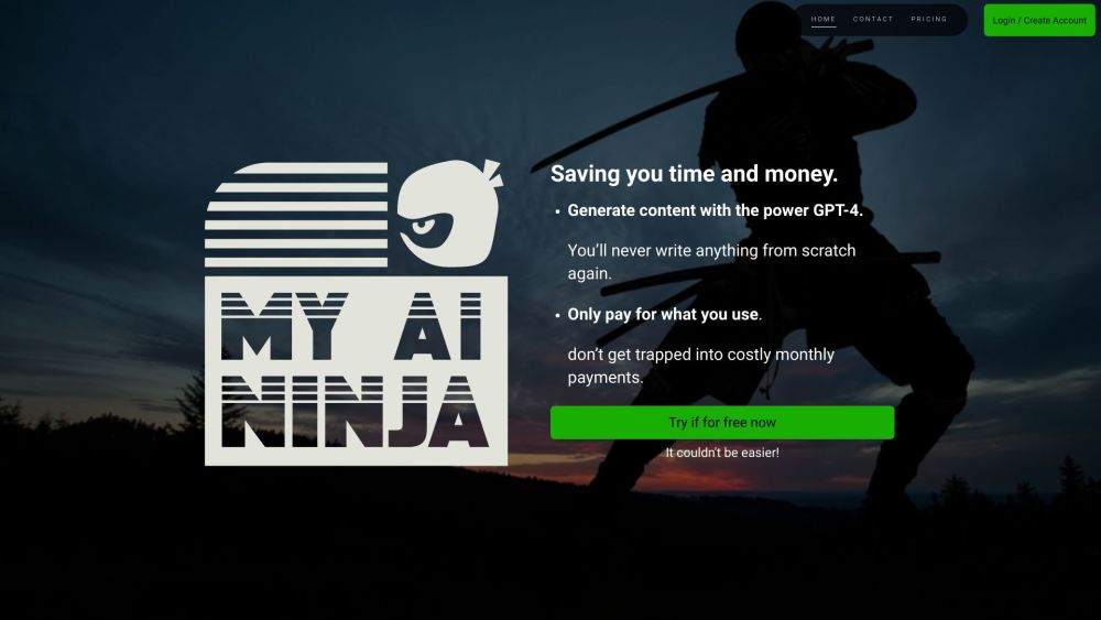 My AI Ninja: GPT-4 AI for Multi-Purpose Content Creation