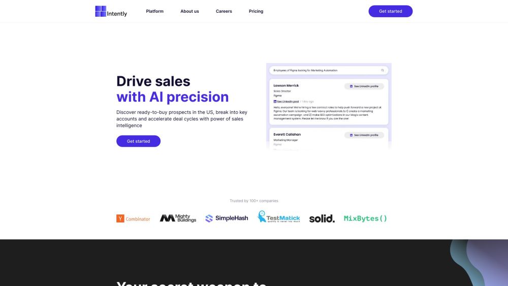 Intently: AI-Powered LinkedIn Data Search Tool for Efficient Searches