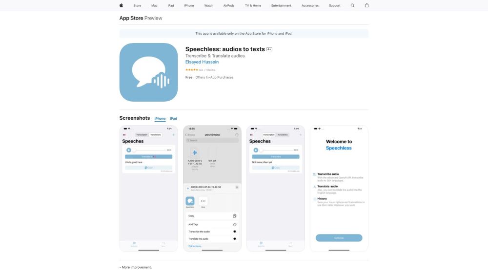 Speechless: Whisper API, Seamless Audio Transcription & Translation