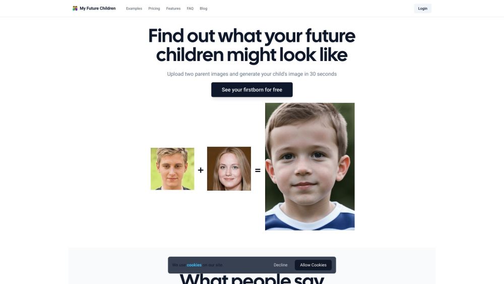 OurBabyAI: AI Generated Future Baby Images from Your Photos