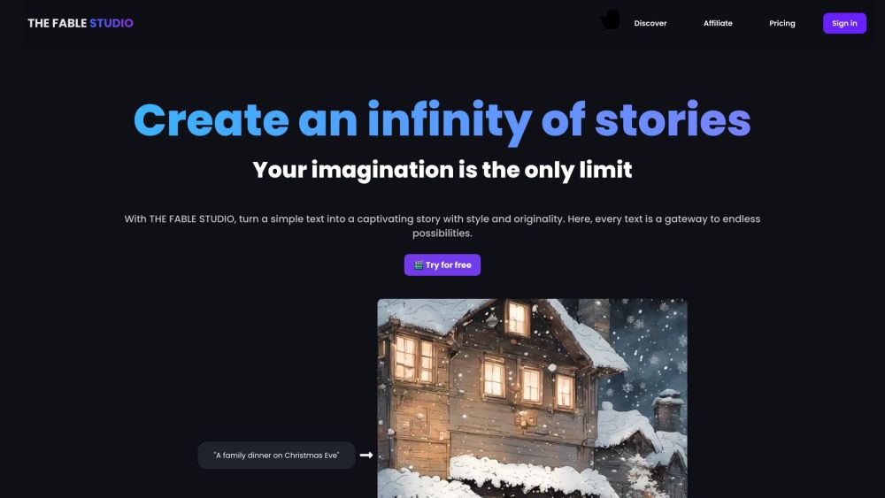 THE FABLE STUDIO: AI-Driven Story Creation, Visuals, Voiceovers, Music