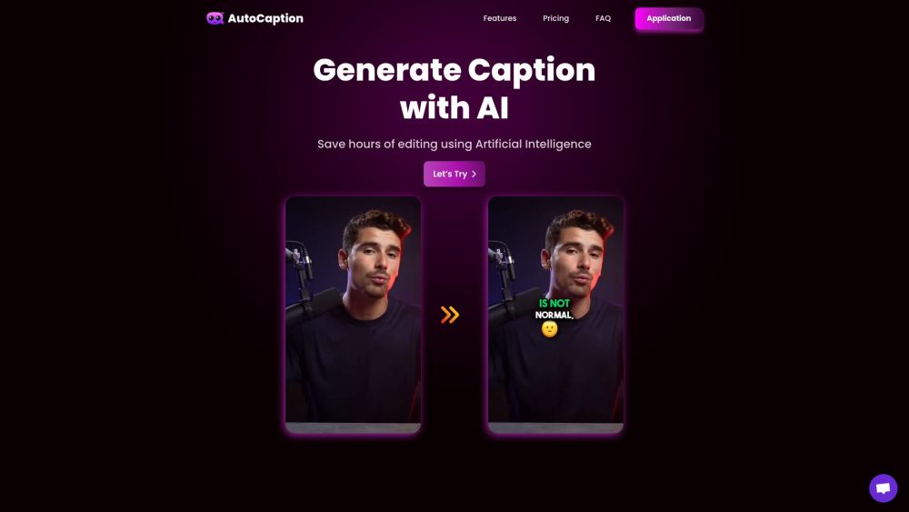 AutoCaption: AI Captioning, Transcription, Emojis for Videos