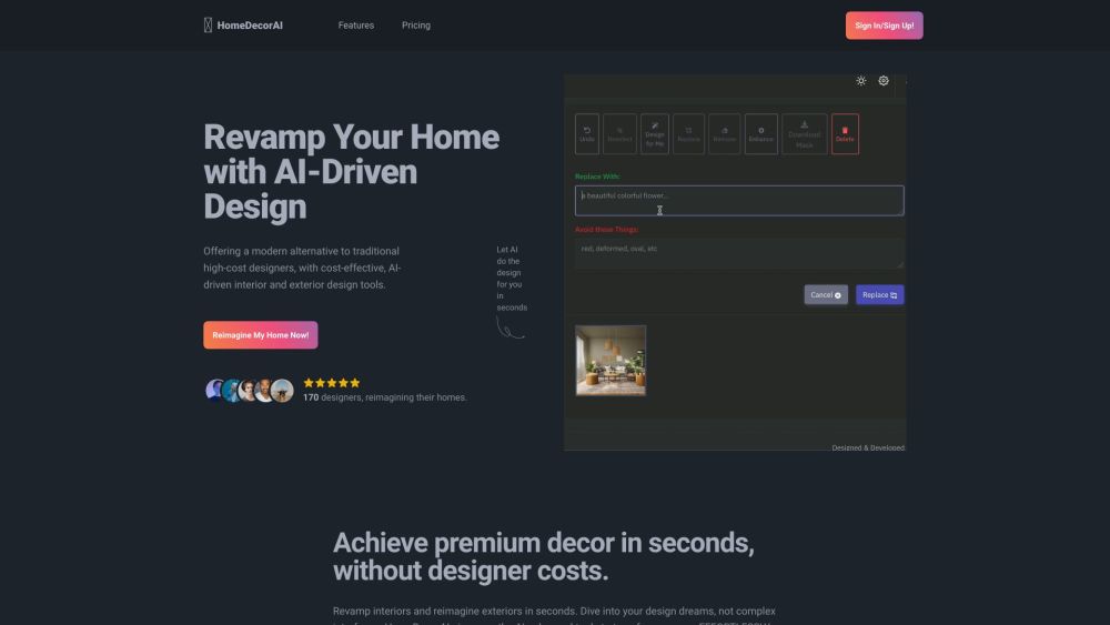 TheHomeDecorAI: AI Design, Image Enhancer, Unlimited Decor Ideas