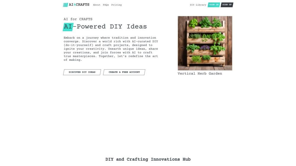 AI4CRAFTS : Craft Inspiration with AI-Powered Ideas