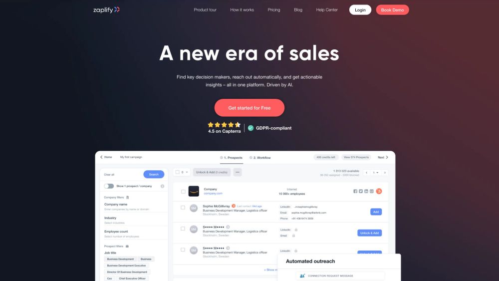 Zaplify: Warm B2B Sales Tool for Stronger Prospect Relationships