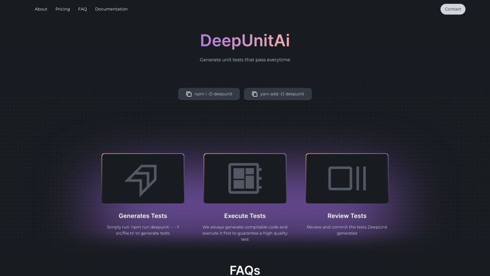 DeepUnitAI: AI-Efficiency in Automated Unit Test Generation