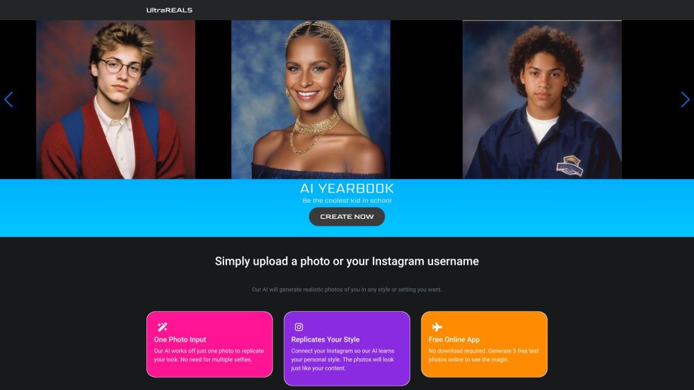 UltraReals: Transform Selfies into Avatars with AI for Instagram