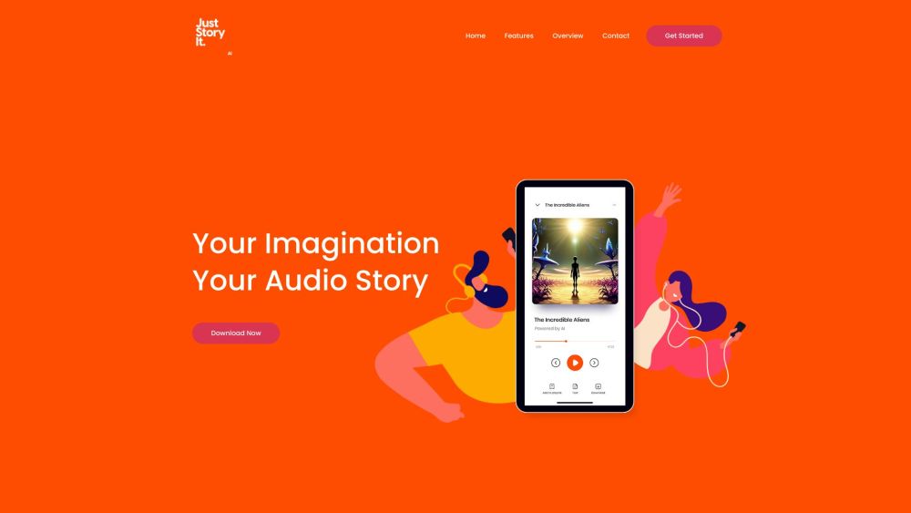 Just Story It: AI-Powered Platform for Revolutionary Audio Narratives