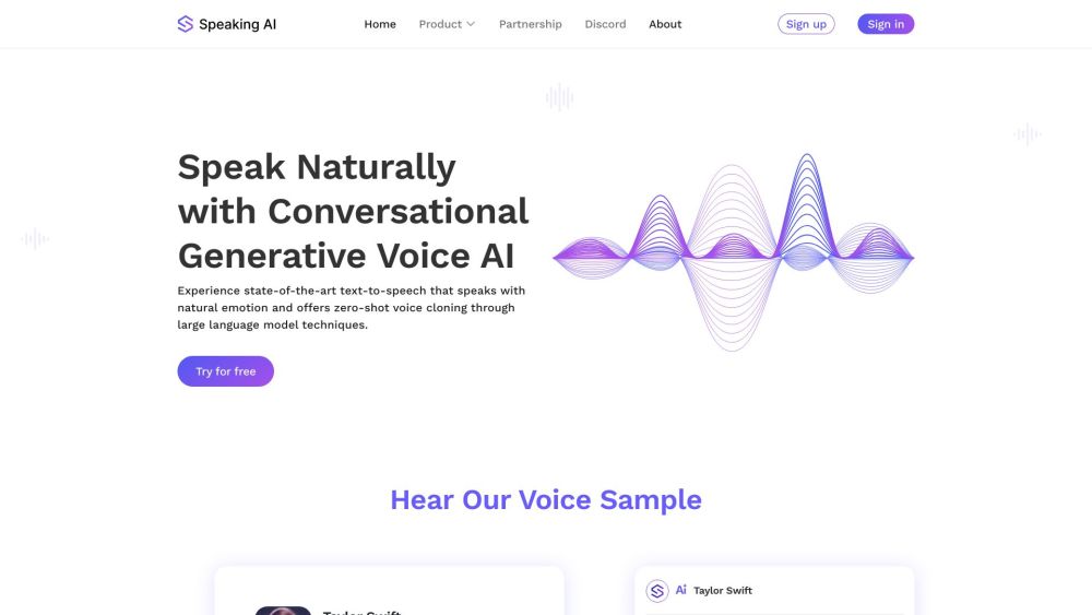 Speaking AI: Capture Unique Tone in 3 Secs for Natural Voice Quality