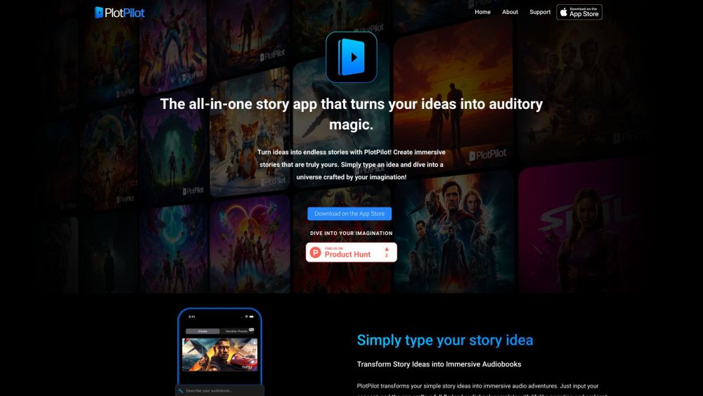 PlotPilot: Story App Transforms Ideas into Auditory Magic