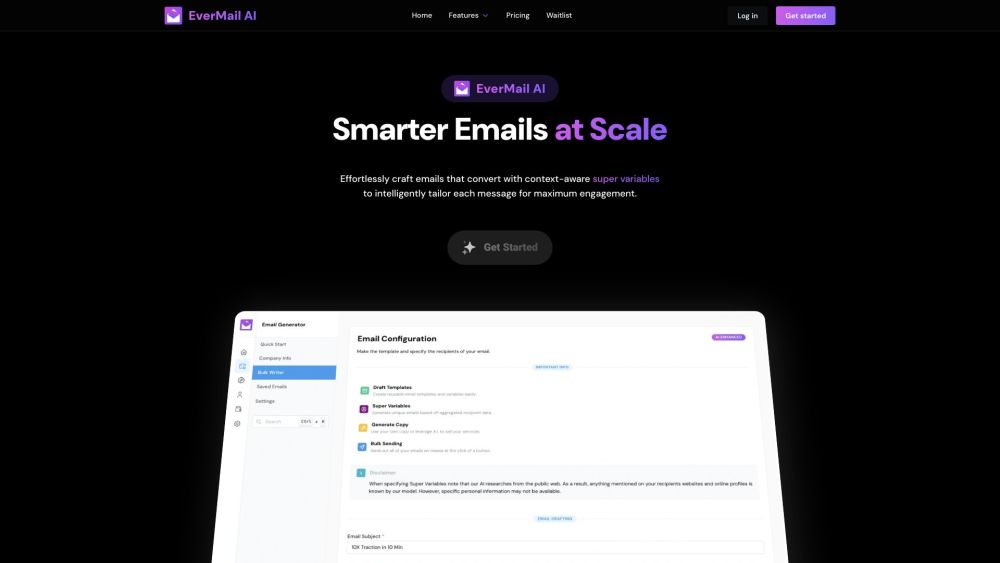 EverMail AI: Personalized Cold Emails Automated by AI