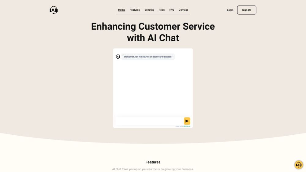 SB Helper: AI Chat Support, Easy Setup, Reduces Business Load