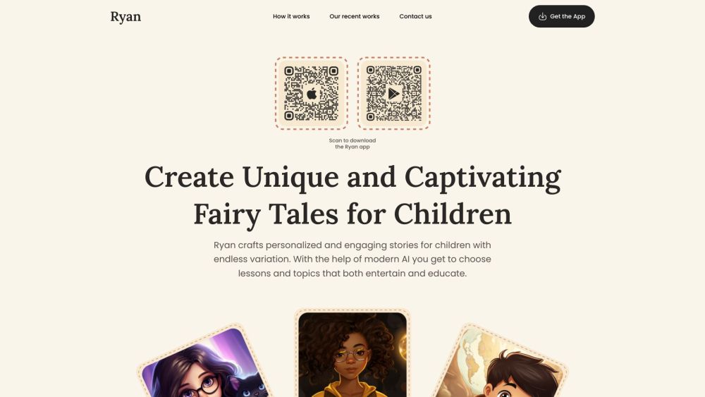 Ryan AI: Custom Fairy Tales & Multilingual Narration for Kids