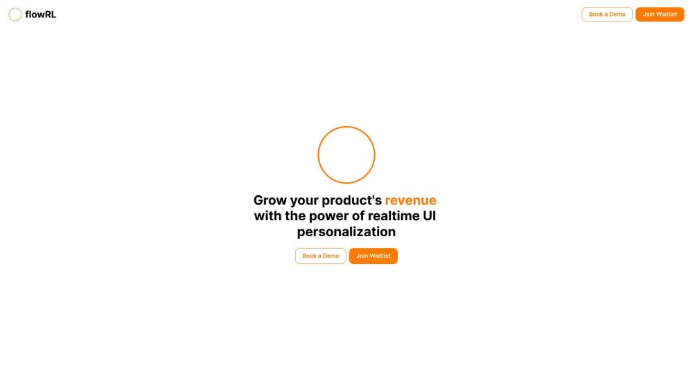 FlowRL: UI Personalization & User Experience Optimization Tool