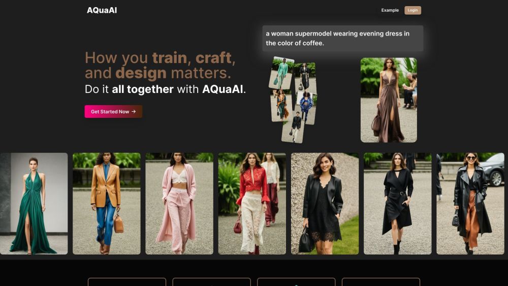 AQuaAI: Train Your Cookbook Style with AI Using Just 5 Images