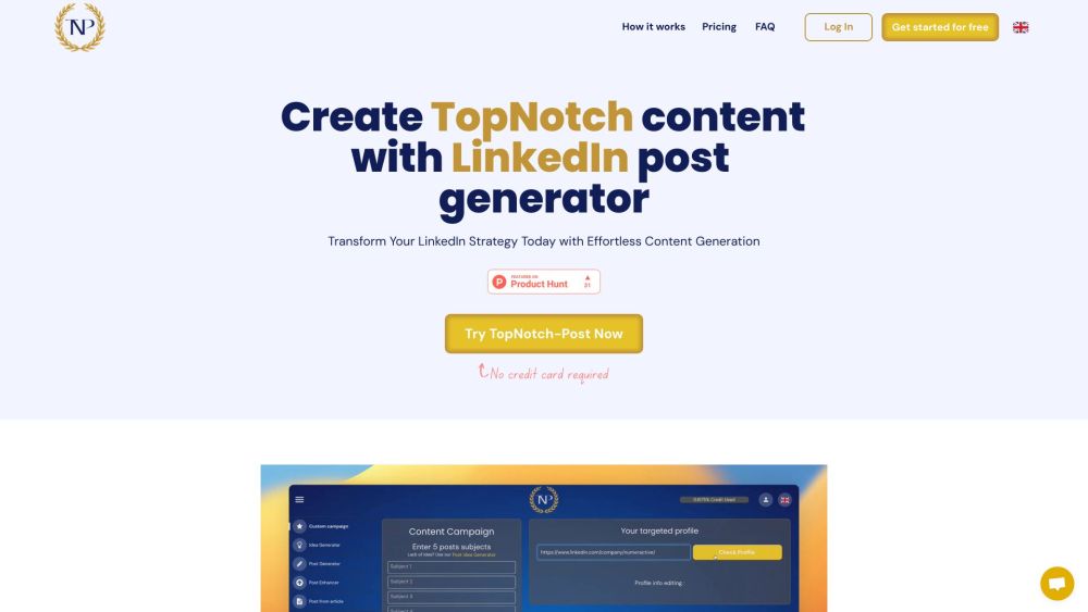 TopNotch-Post: AI-Powered LinkedIn Content Generator & Publisher