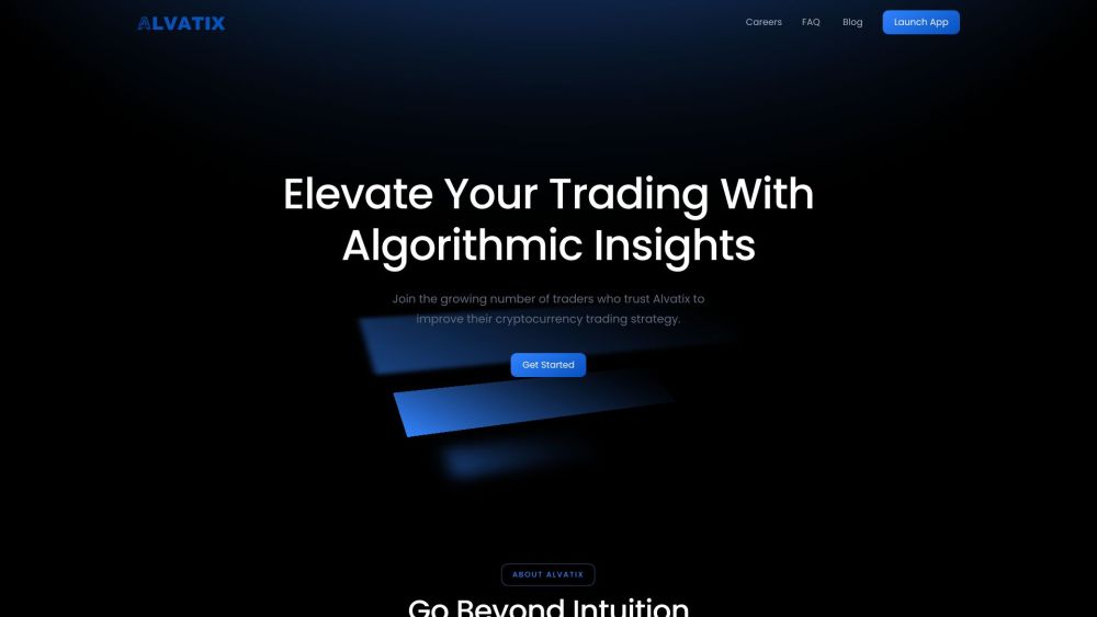 Alvatix: Precision Tool for Alpha - Algorithmic Crypto Market Solution