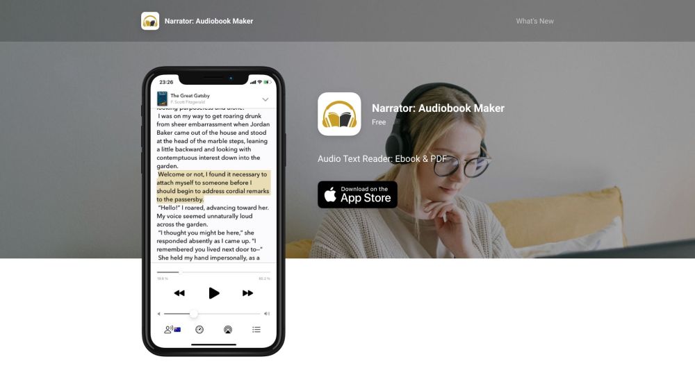 Narrator: Transform eBooks into Personal and Engaging Audiobooks