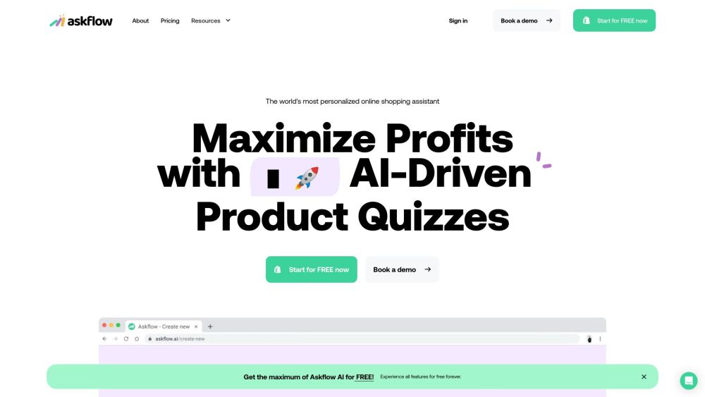 Askflow: AI Recommendations & Quizzes for Informed Decisions