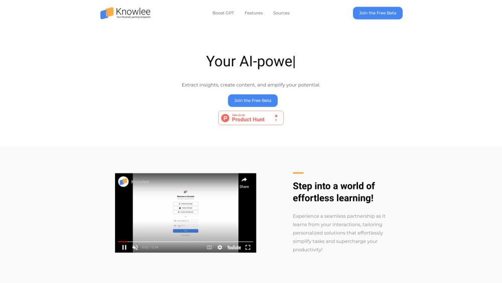 Knowlee AI: Tailored Insights, Market Trends, Content Automation