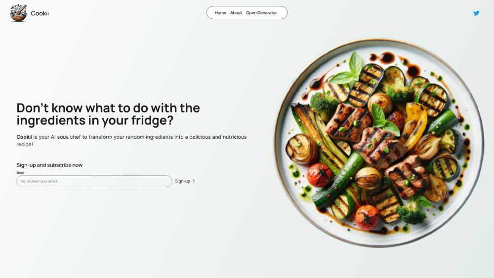 Cookii: AI App for Custom Recipes Based on Your Ingredients : Machine Learning Recipe Creation