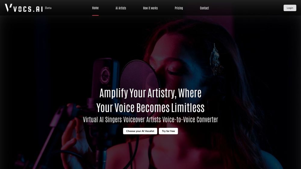 Vocs AI: 30+ Original AI Singers, Rappers & Artists for Commercial Use