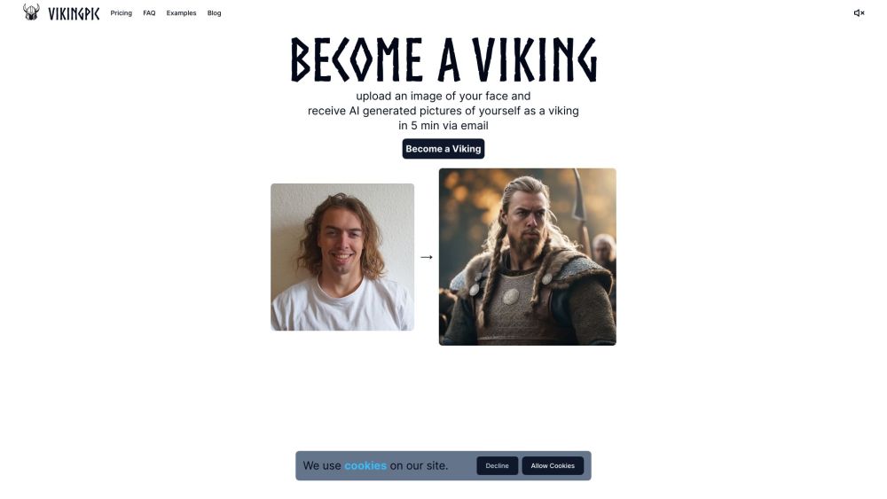 VikingPic: Transform Into a Fierce Warrior, Become a Viking