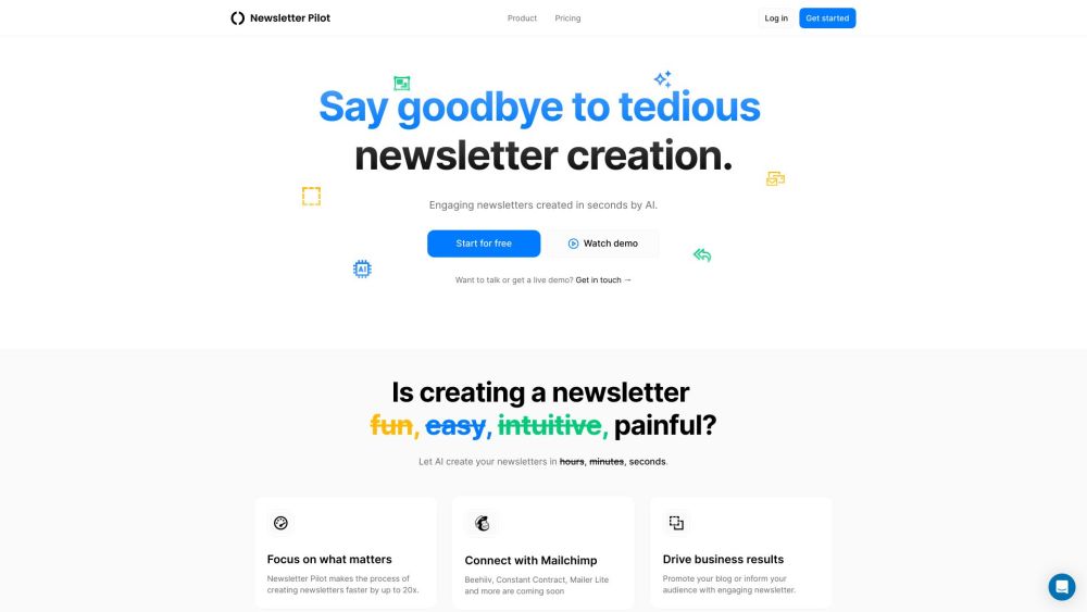 Newsletter Pilot: AI Newsletter Generator for Effortless Creation