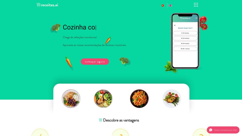 Receitas.ai: AI Kitchen Assistant Crafting Personalized Recipes