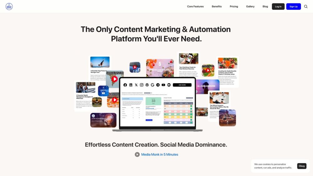 Media Monk: AI-Driven Content Creation & Automation for Small Businesses