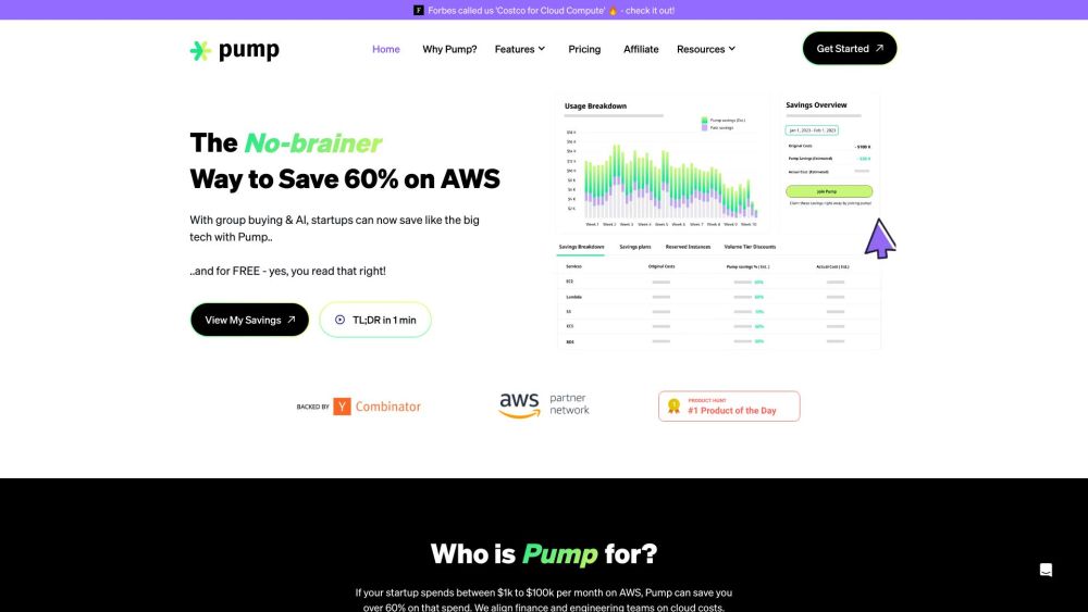 Pump: AI-Powered AWS Spend Reducer for Indian Businesses - Save Up to 60%