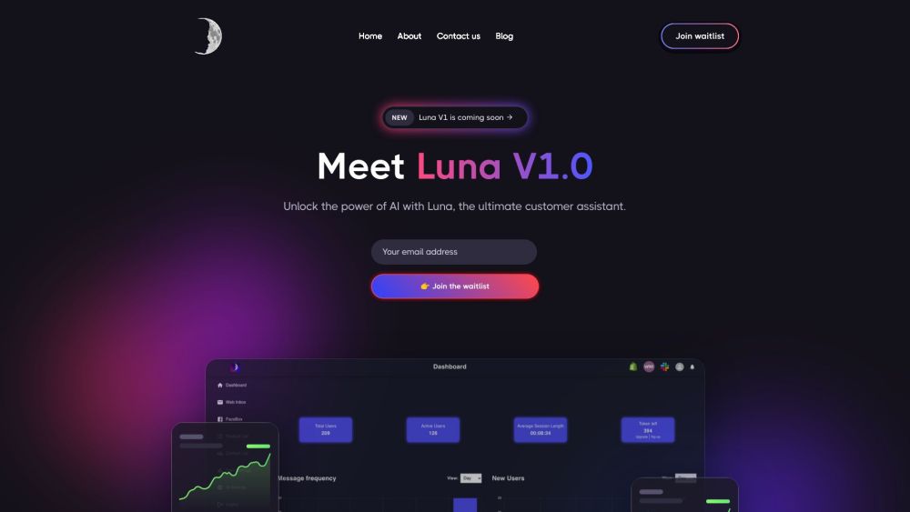 Luna AI: Real-Time, Multilingual AI Chatbot Engagement