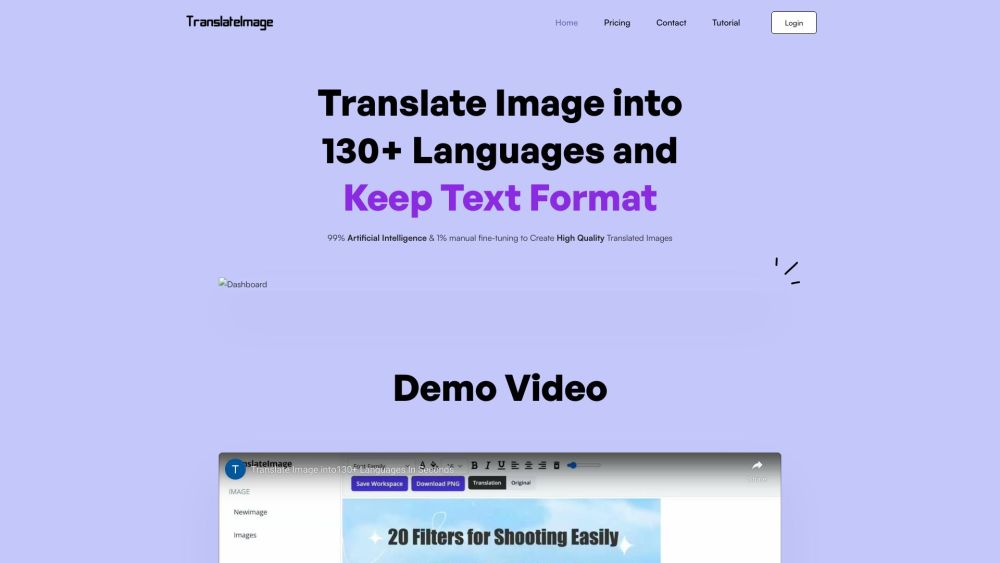 TranslateImage: Text Edit & Translation, Format Preservation