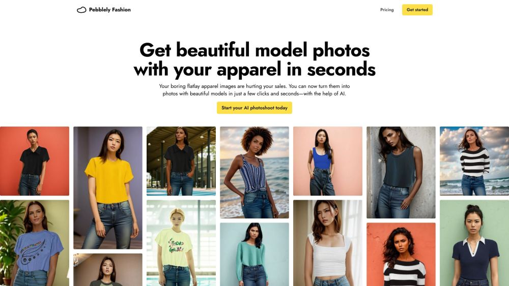 Pebblely Fashion: Transform Flatlay Images into Stunning Model Photos