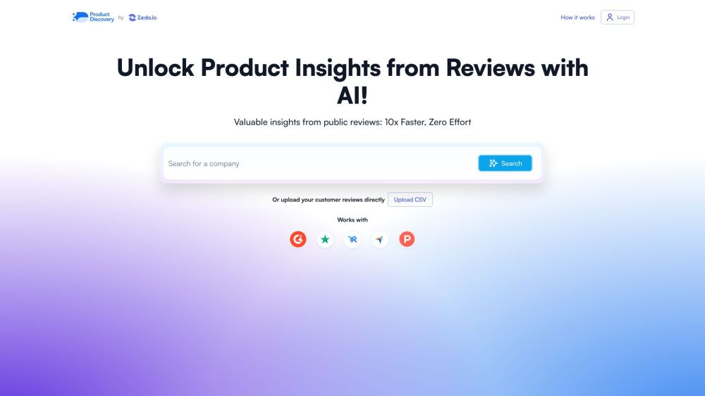 Zeda.io: AI-Powered Insights from Public Reviews - Extract Product Data