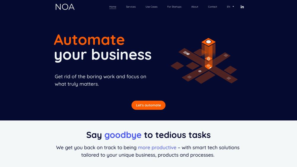 NOA Business Automation: AI Workflows, Low-Code Tools for SMEs