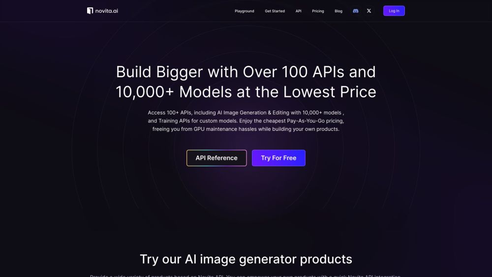 novita.ai : Revolutionary AI Image Generation and Editing APIs