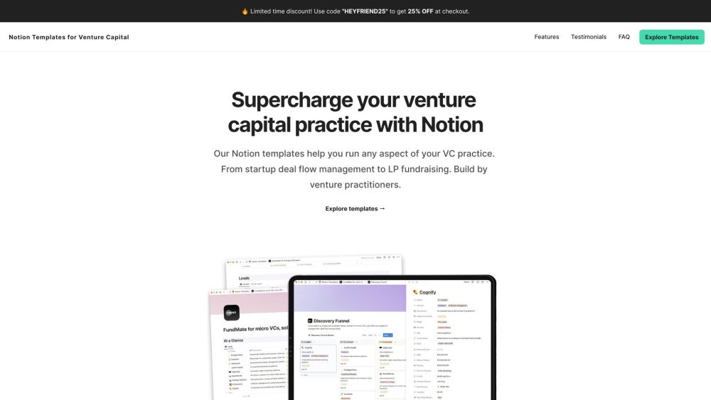 NotionVC: Top Notion Templates for VC Dealflow & Fundraising Management