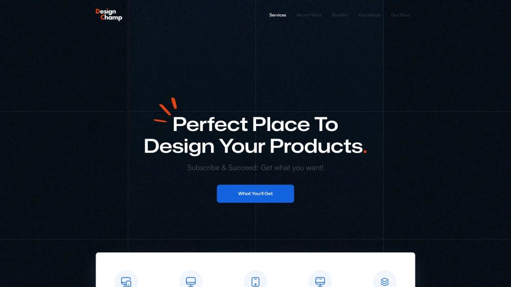 Design Champ: Unlimited UI/UX Designs, On-Demand for One Monthly Fee