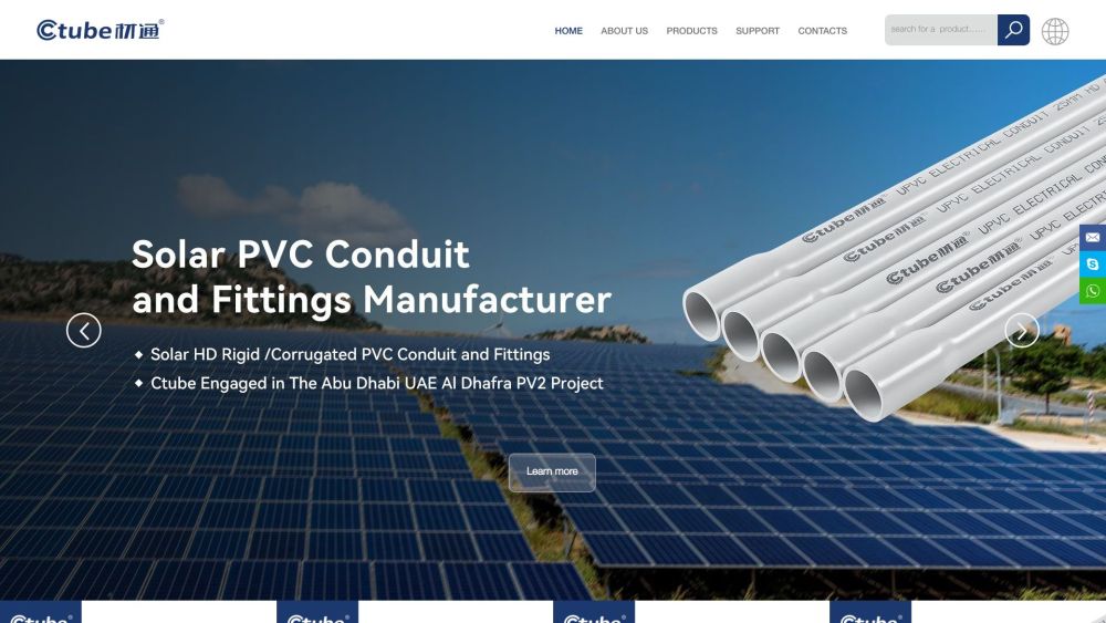 Ctube PVC Conduits: Global Supplier, Certified, LSZH Fittings