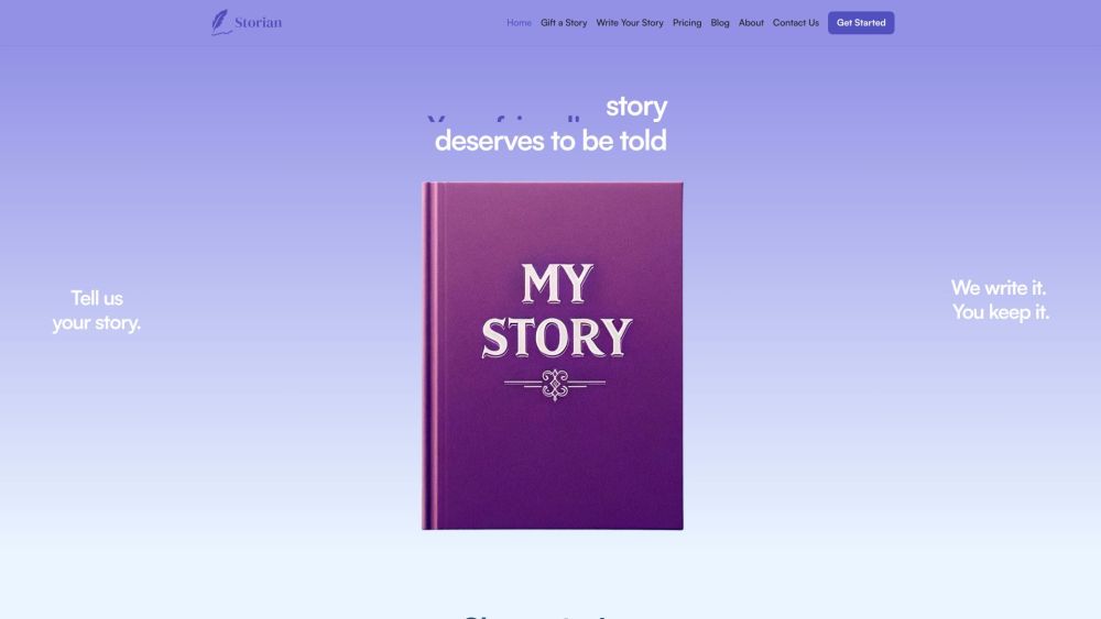 Storian: AI-Powered Platform for Capturing & Sharing Stories