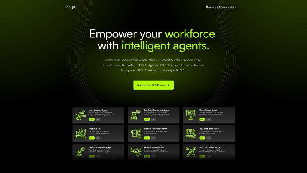 AIGA: Intelligent Agent Solutions - Empower Your Workforce