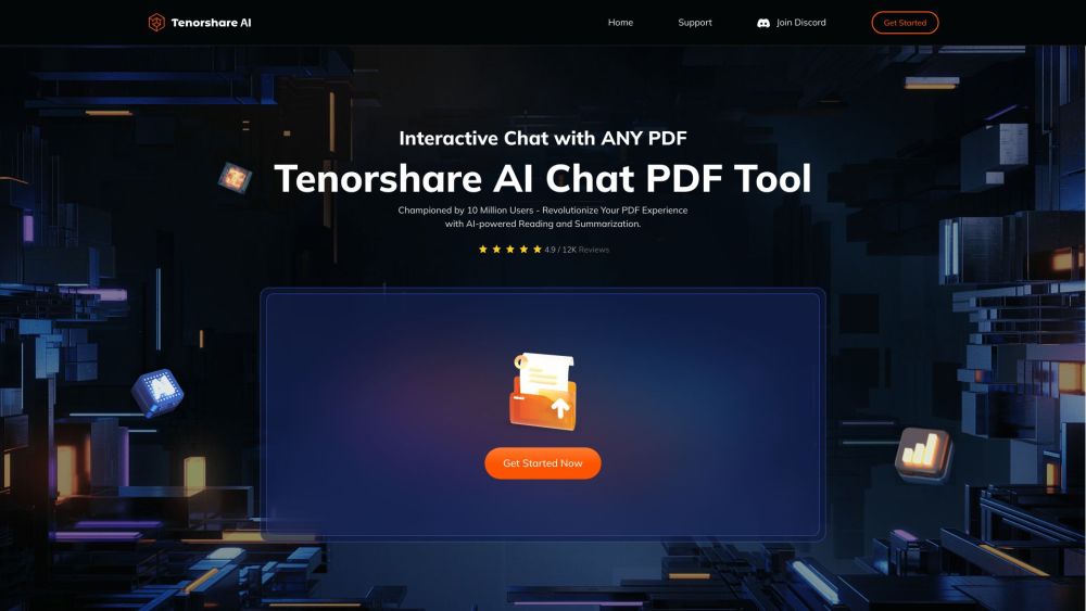 Tenorshare AI Chat PDF : AI PDF Analysis, Enhanced Reading & Search Tool