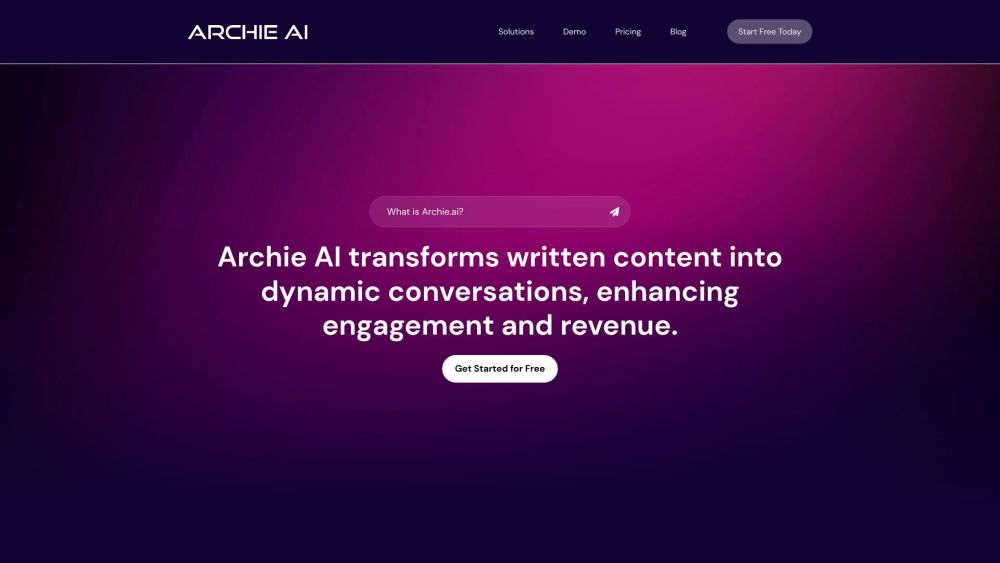 Archie A.I. : Transforming Content, Boosting Engagement and Revenue