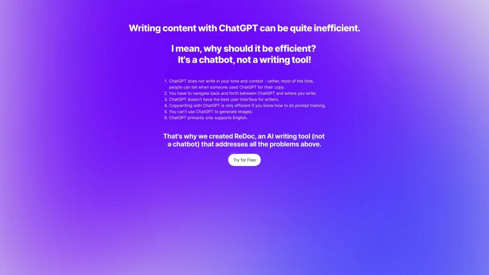 Redoc: AI Tool for ChatGPT, Style & Tone Awareness